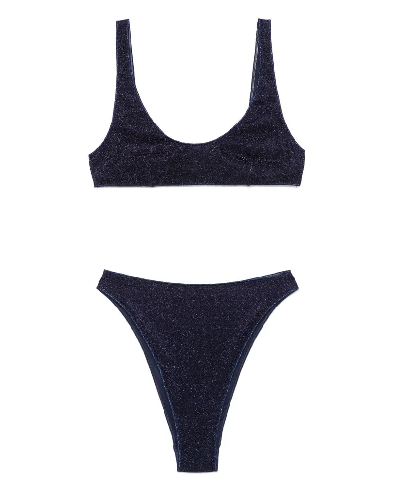 Oséree Lumière Sporty 90s Bikini - Blau Blau