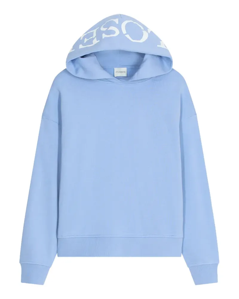 Closed Hoodie mit Logo - Blau Blau