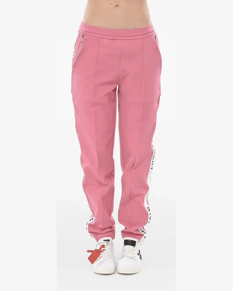 Givenchy logo-tape track pants - Rosa Rosa