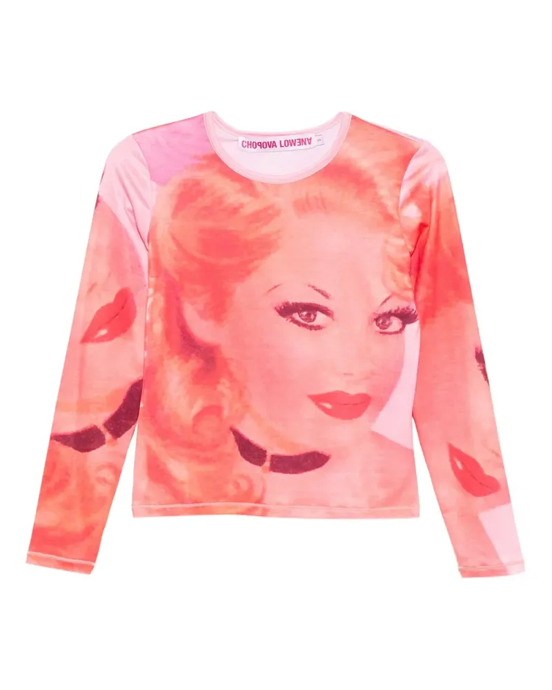 CHOPOVA LOWENA Pinky T-Shirt - Rot Rot