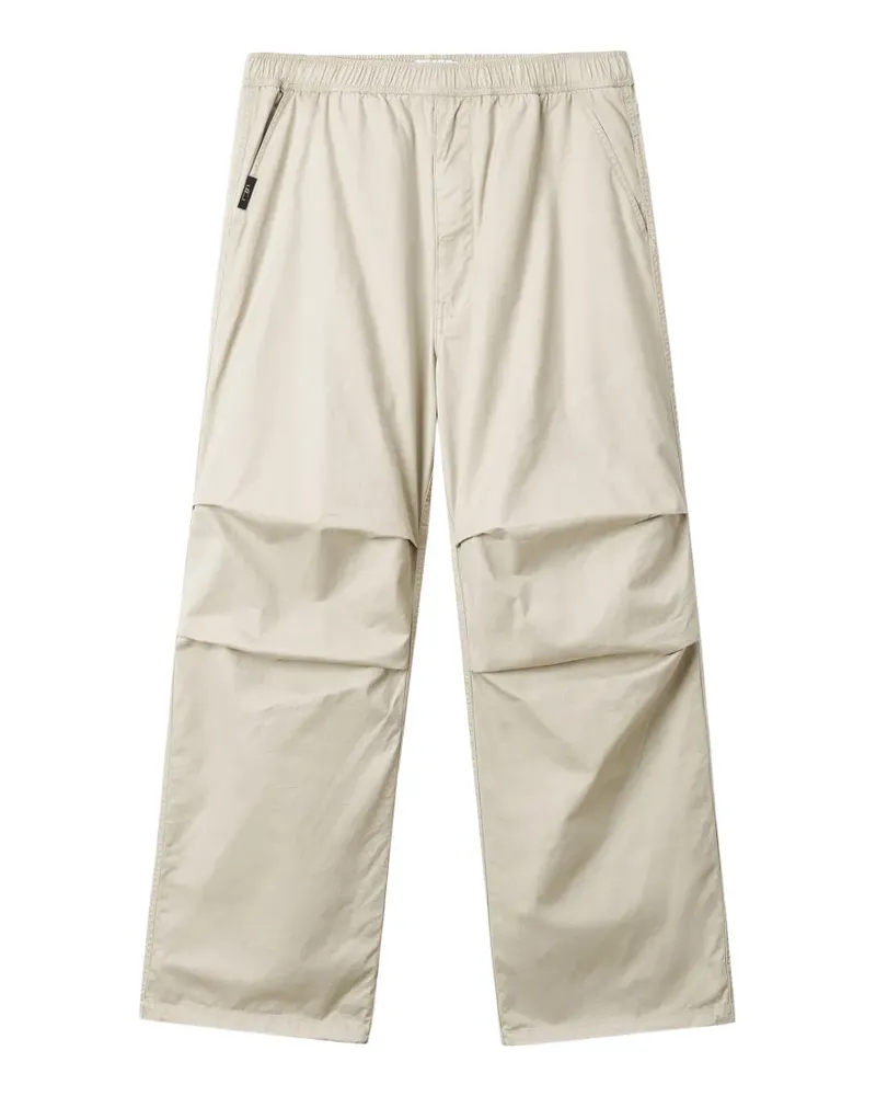 Izzue Hose mit Logo-Patch - Nude Nude