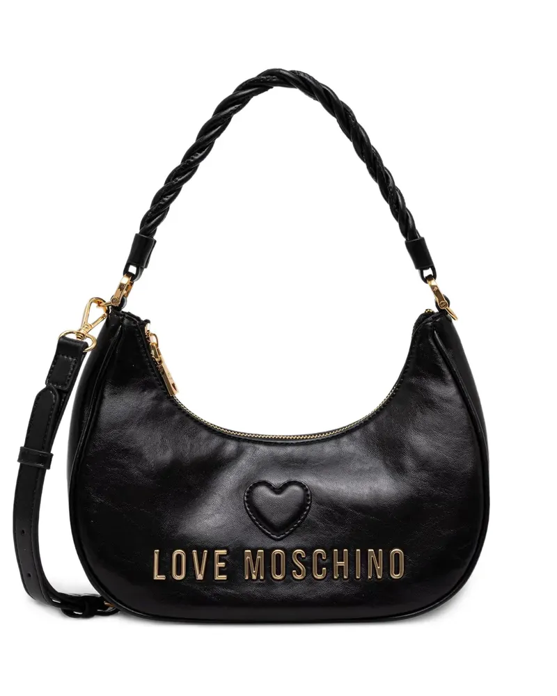 Moschino Shopper mit Logo - Schwarz Schwarz