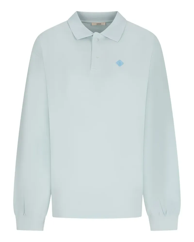 Haikure Freddie long-sleeve polo top - Blau Blau