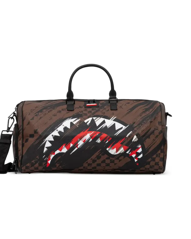 Sprayground Shark Mouth holdall - Braun Braun
