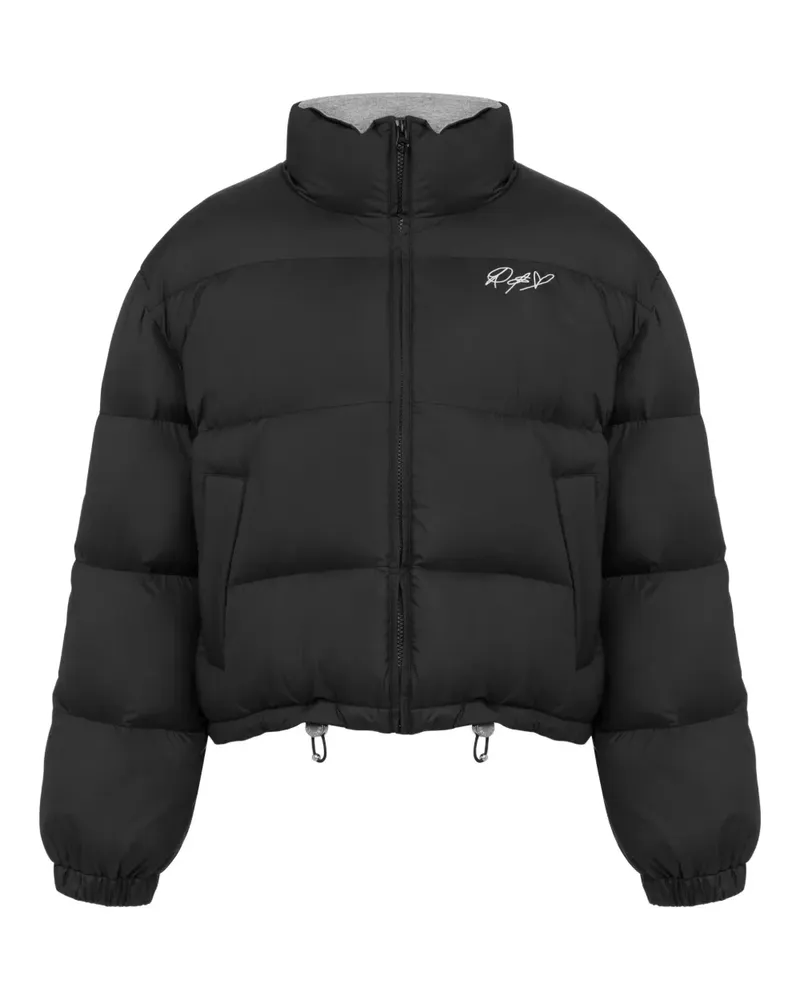 Moschino Gesteppte Jacke - Schwarz Schwarz