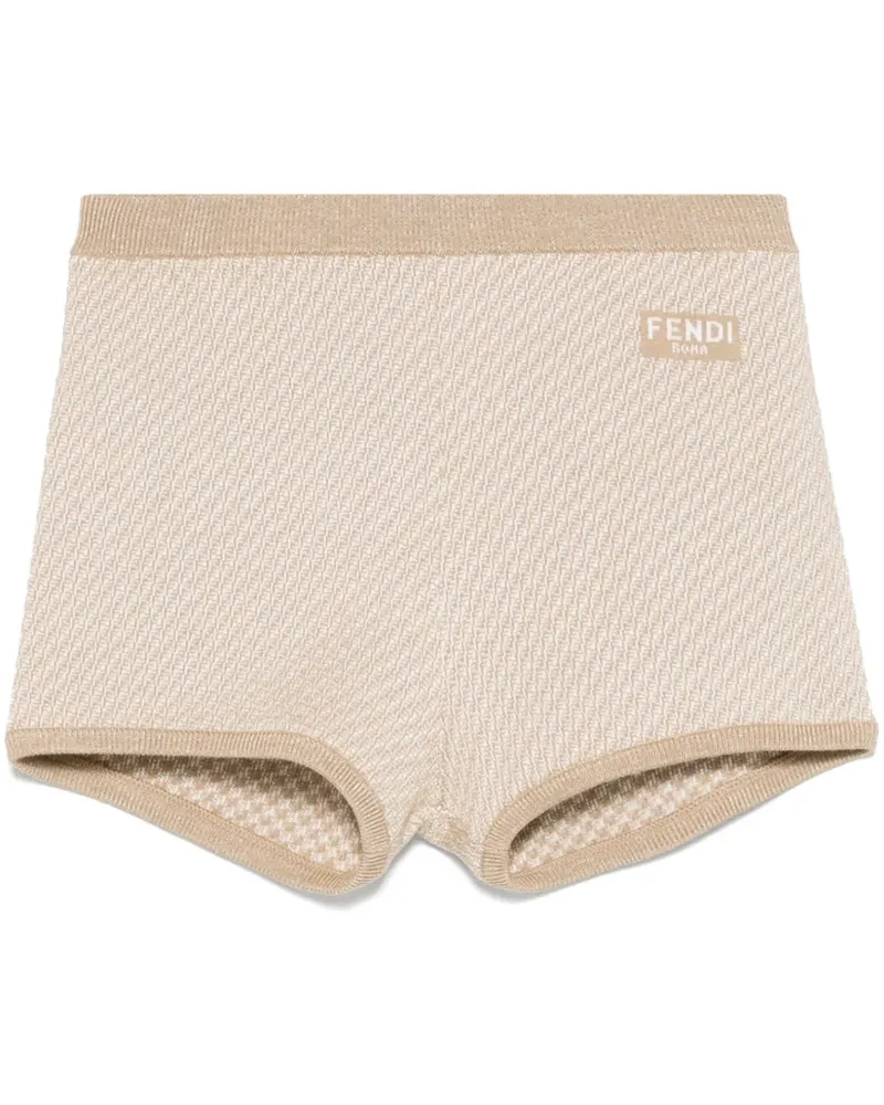 Fendi Gestrickte Shorts - Braun Braun