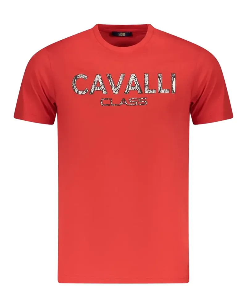 Roberto Cavalli logo-print T-shirt - Rot Rot