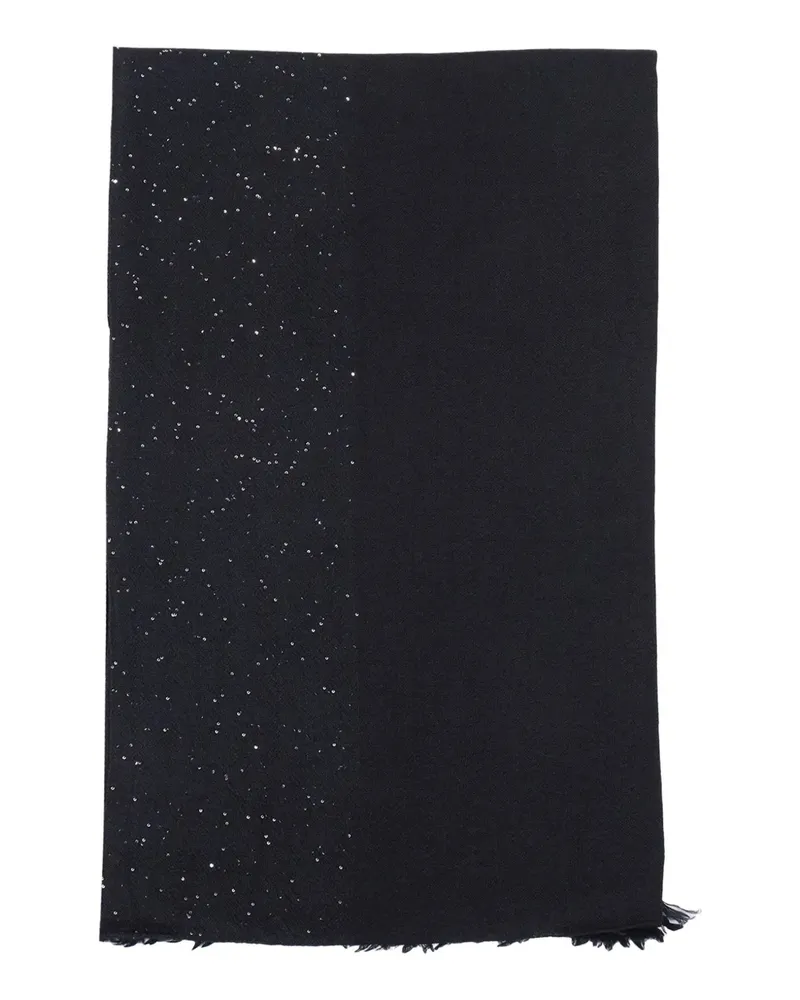 Faliero Sarti Kundy fringed scarf - Schwarz Schwarz