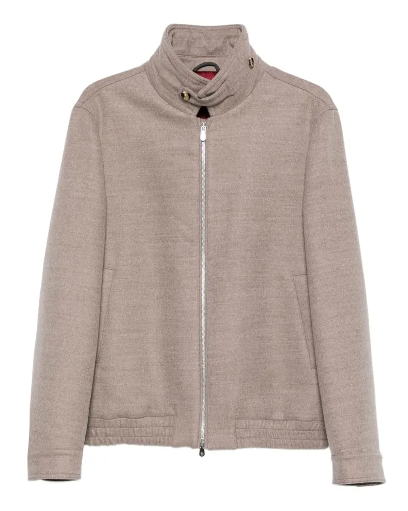 Brunello Cucinelli Jacke mit Stehkragen - Nude Nude