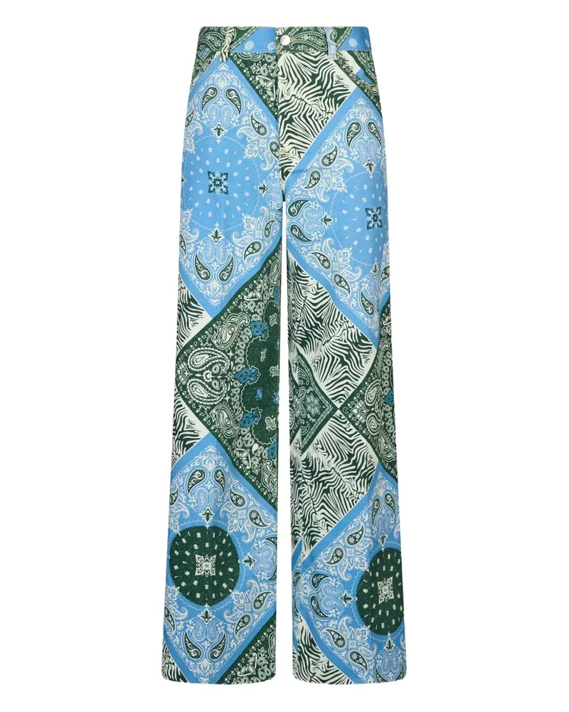 Liu Jo Hose mit Print - Grün Grün