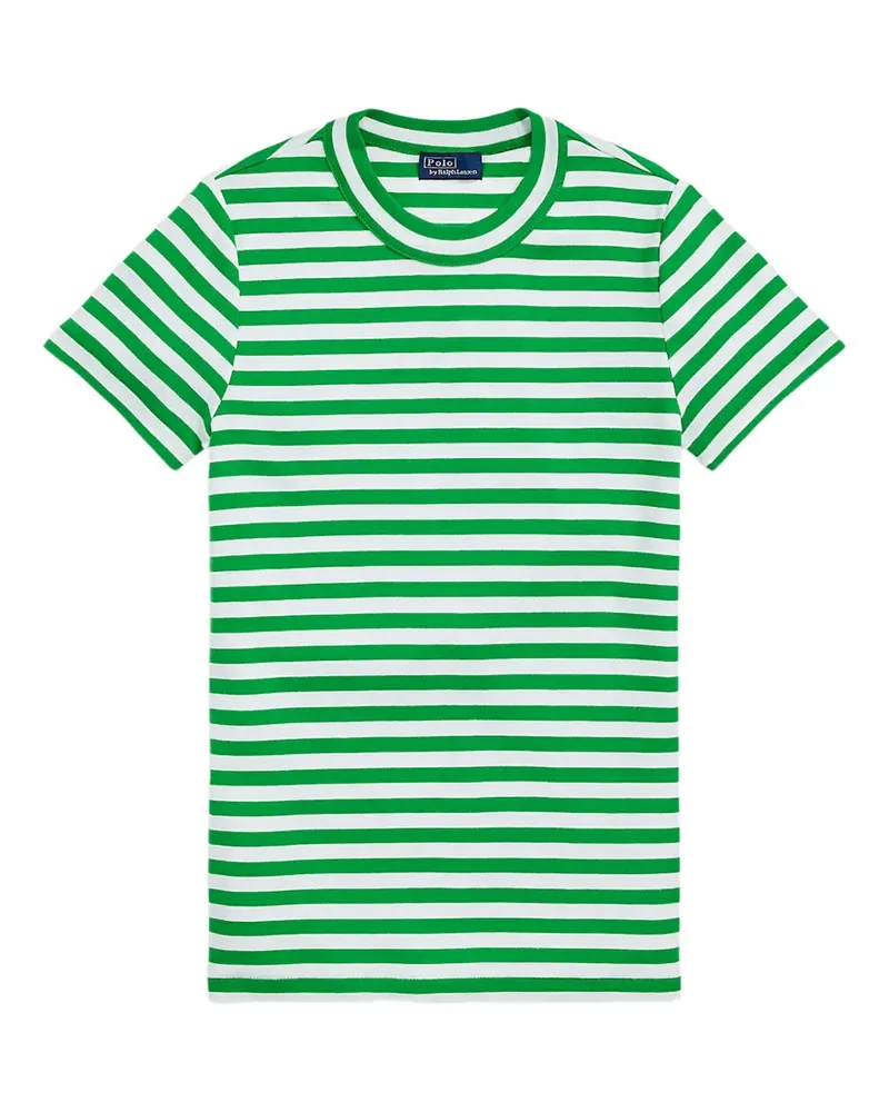 Ralph Lauren Gestreiftes T-Shirt - Grün Grün