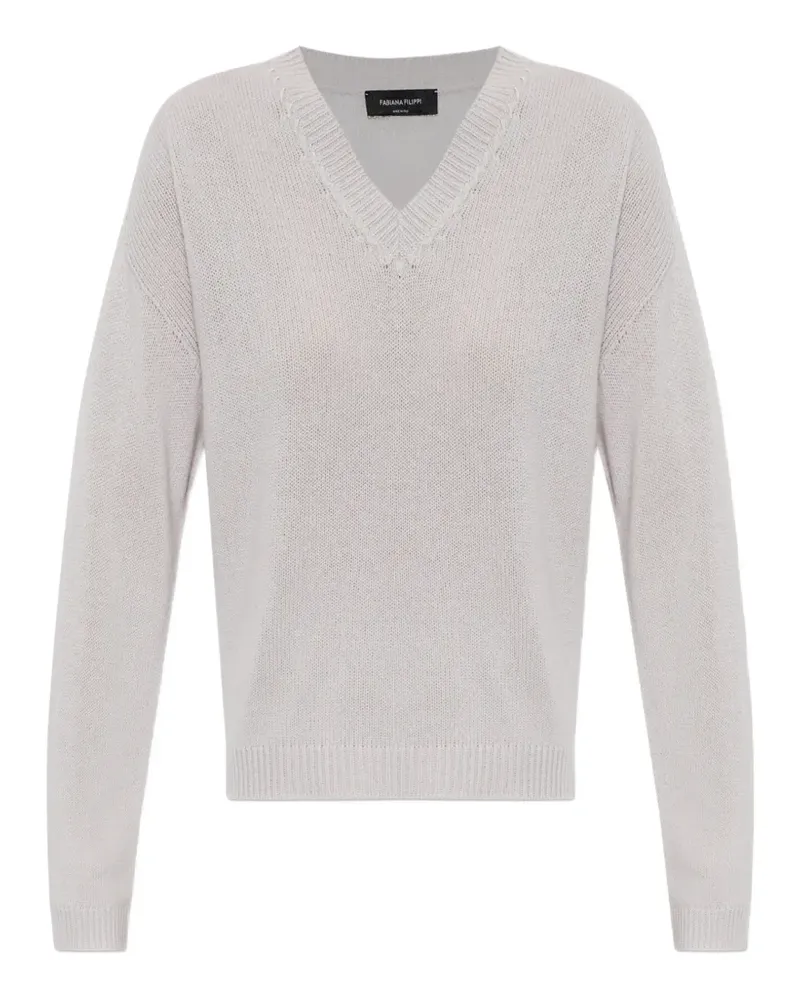 Fabiana Filippi Pullover mit Pailletten - Violett Violett