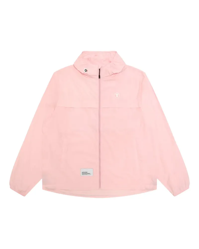 BAPE Kapuzenjacke mit Logo - Rosa Rosa
