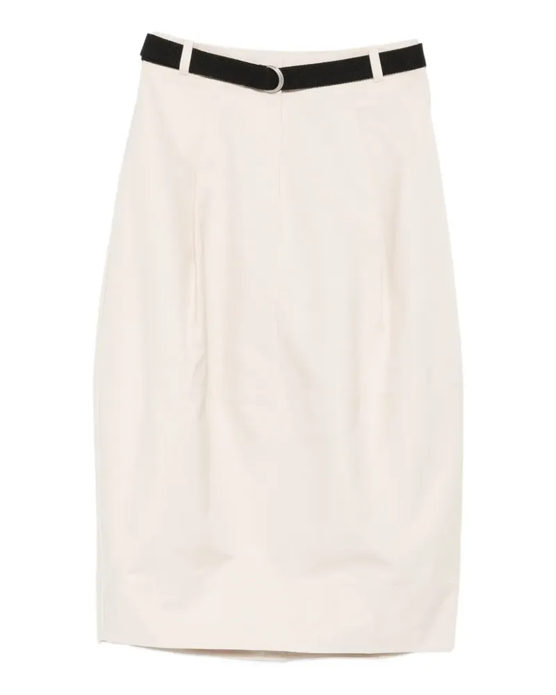 St. Agni pleated cocoon skirt - Nude Nude