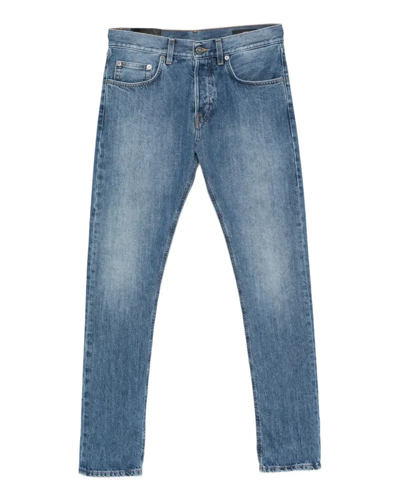 Dondup Ausgeblichene Slim-Fit-Jeans - Blau Blau
