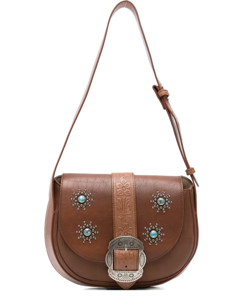HTC Hollywood Trading Company Joan Schultertasche - Braun Braun