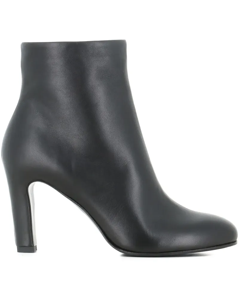 Roberto del Carlo Stiefel mit Reißverschluss - Schwarz Schwarz