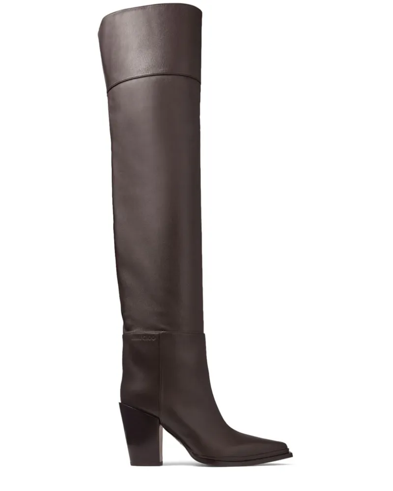 Jimmy Choo Cece Stiefel 80mm - Braun Braun