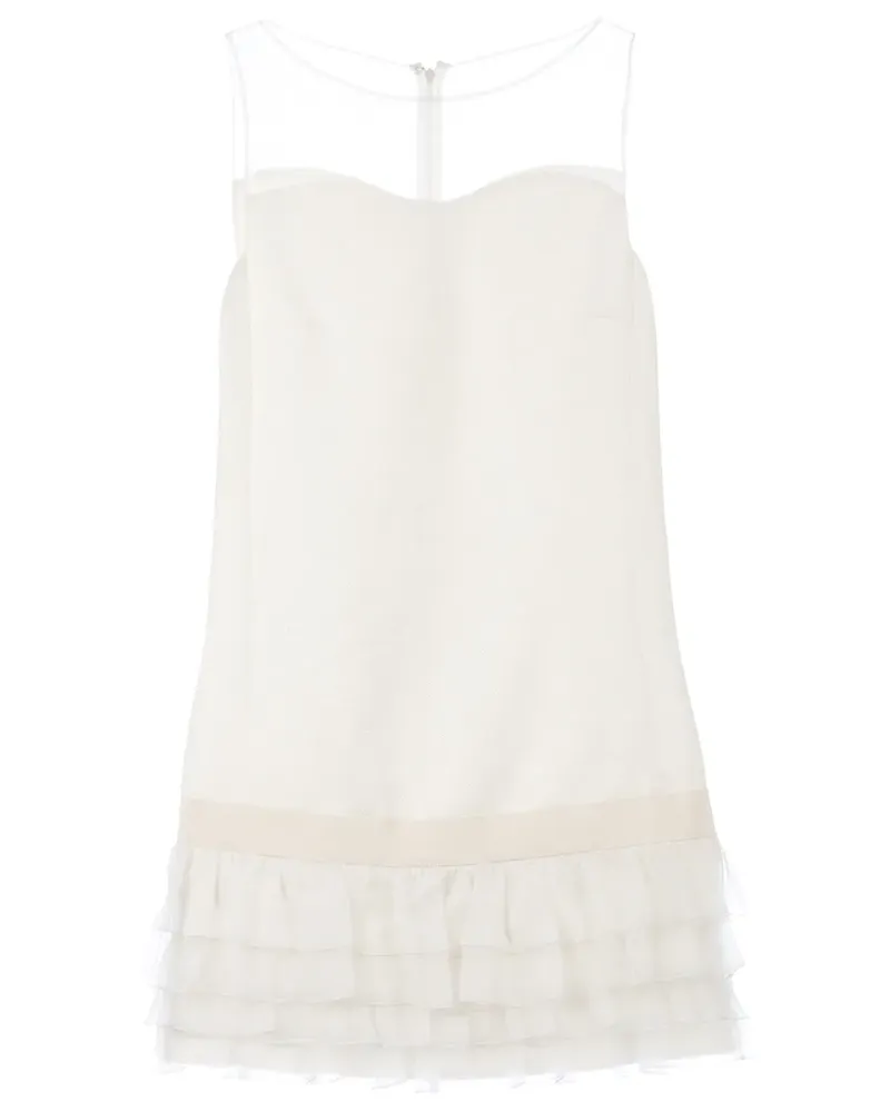 Giambattista Valli drop-waisted shift dress - Weiß Weiß