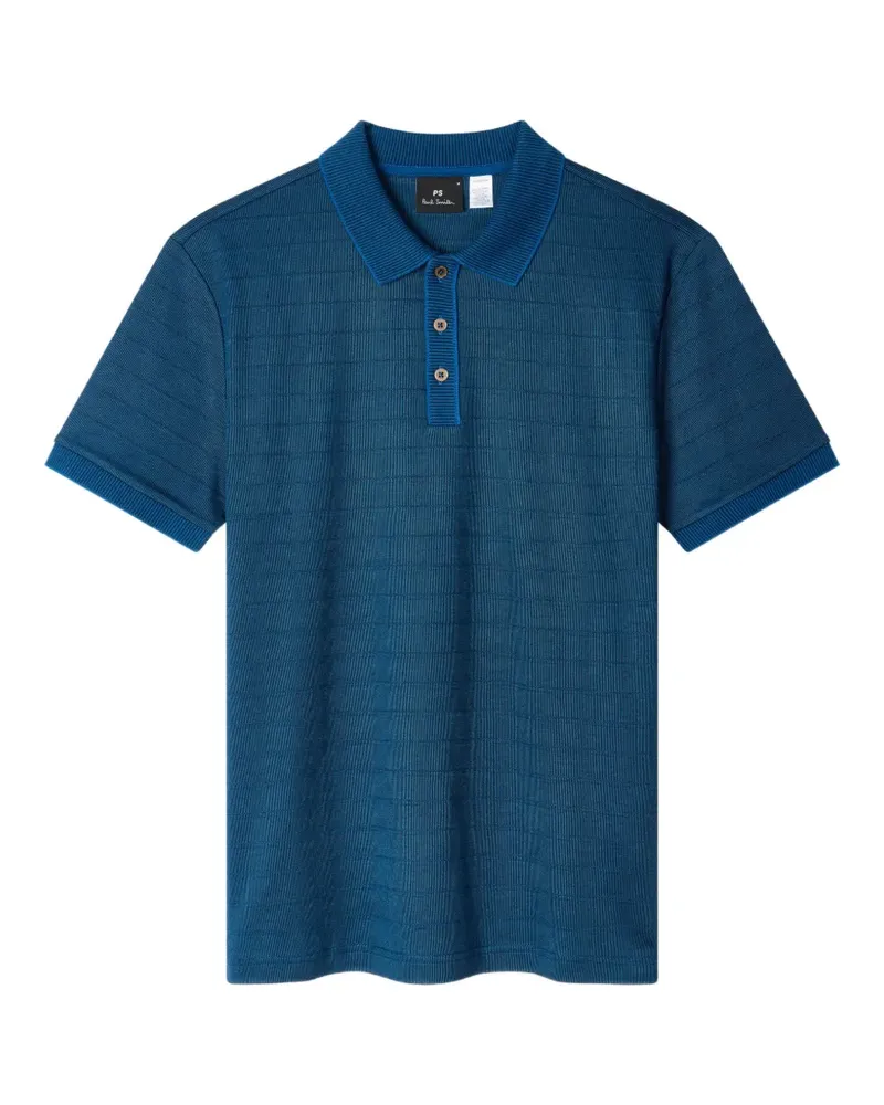 Paul Smith Geripptes Poloshirt - Blau Blau