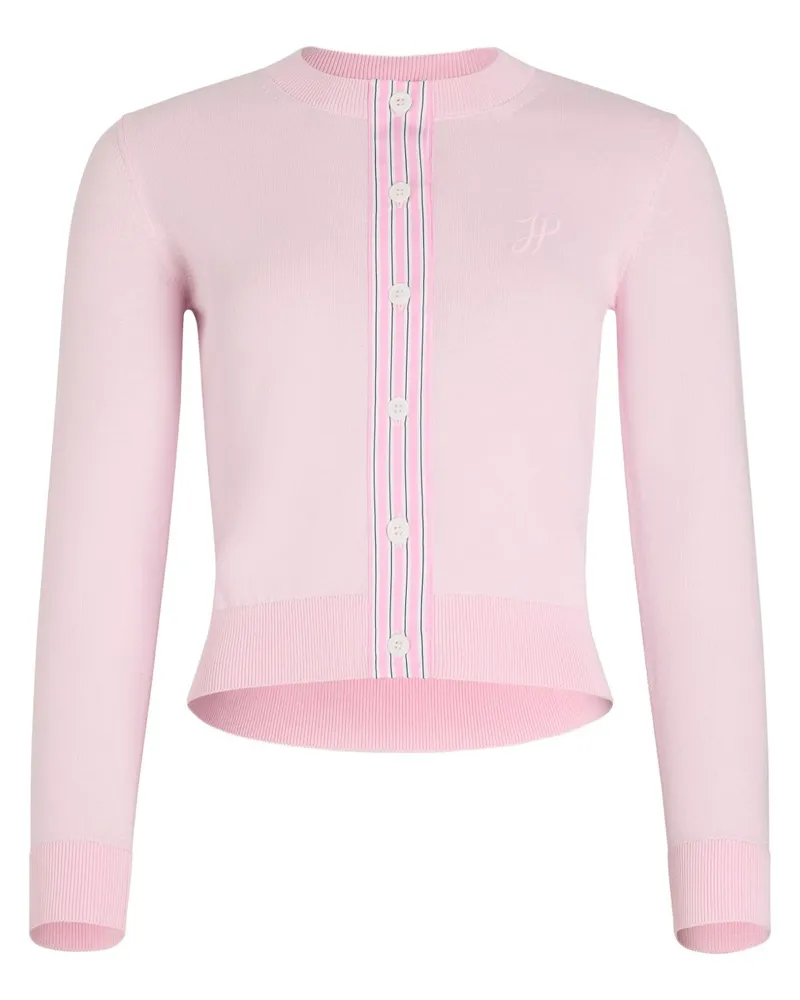 Patou JP Cardigan mit Monogramm - Rosa Rosa