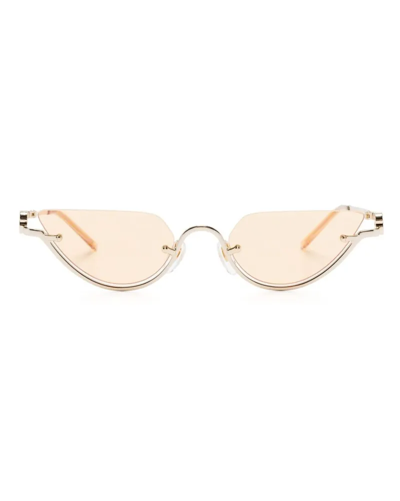 Gucci Sonnenbrille mit Cat-Eye-Gestell - Gold Gold