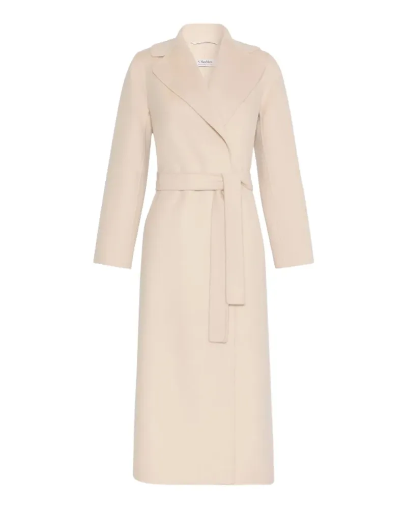 Max Mara Poldo Wickelmantel mit Gürtel - Nude Nude