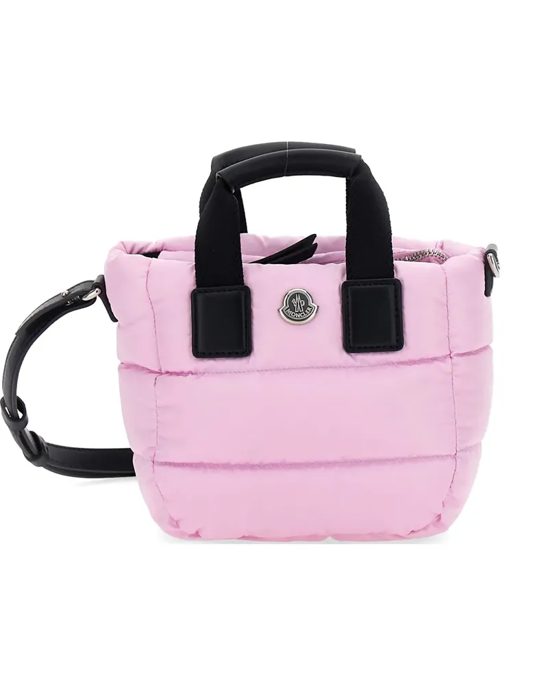 Moncler micro Caradoc tote bag - Rosa Rosa