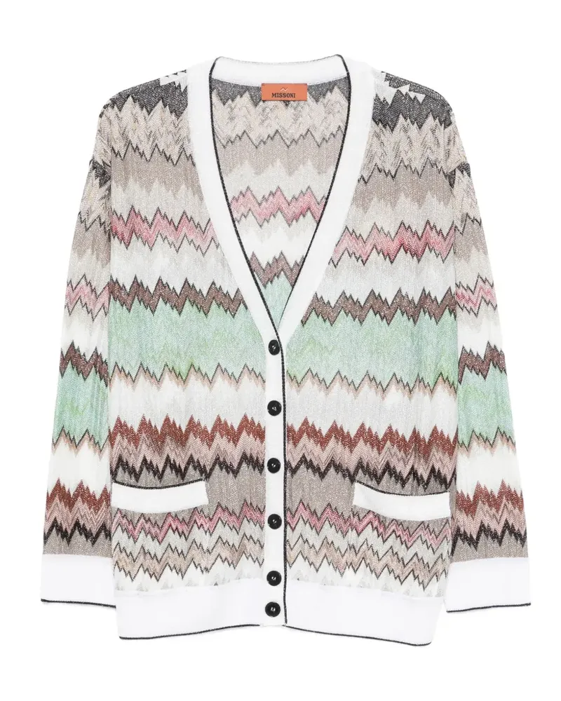 Missoni Gestrickter Cardigan - Weiß Weiß