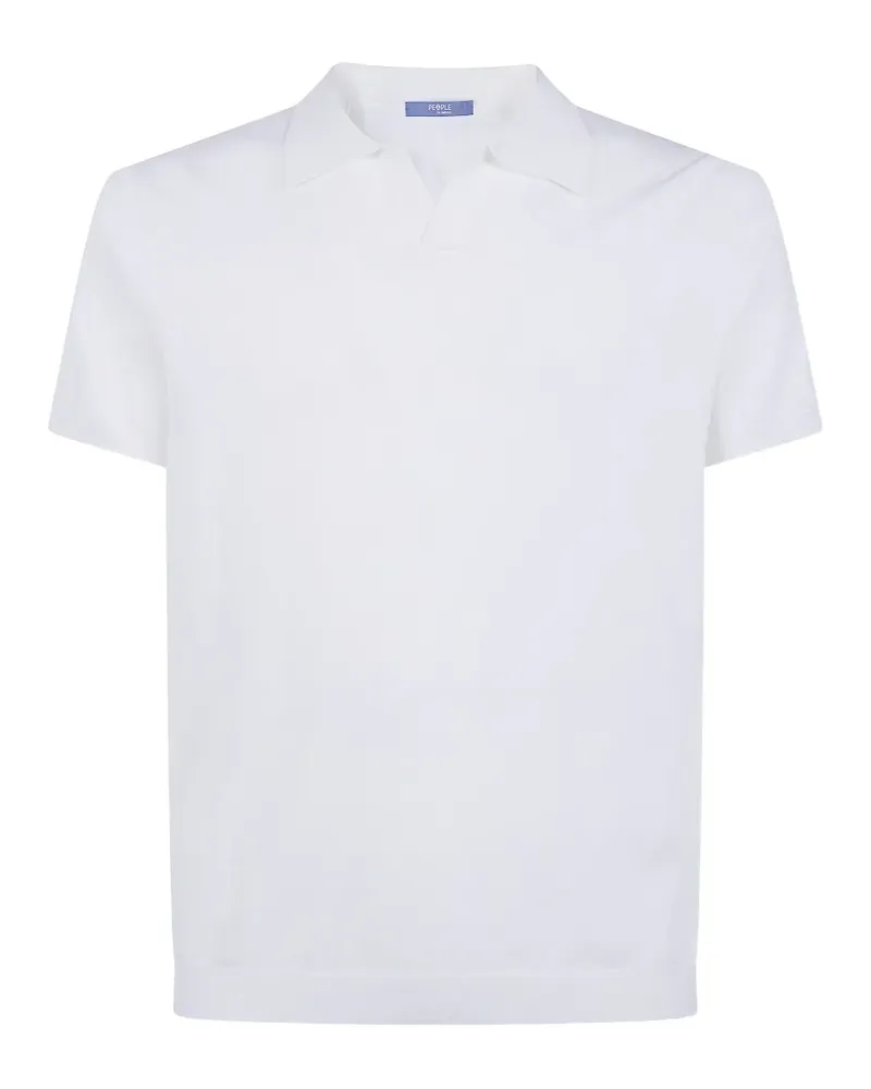 People of Shibuya Nosaka Dongqi V-neck T-shirt - Weiß Weiß