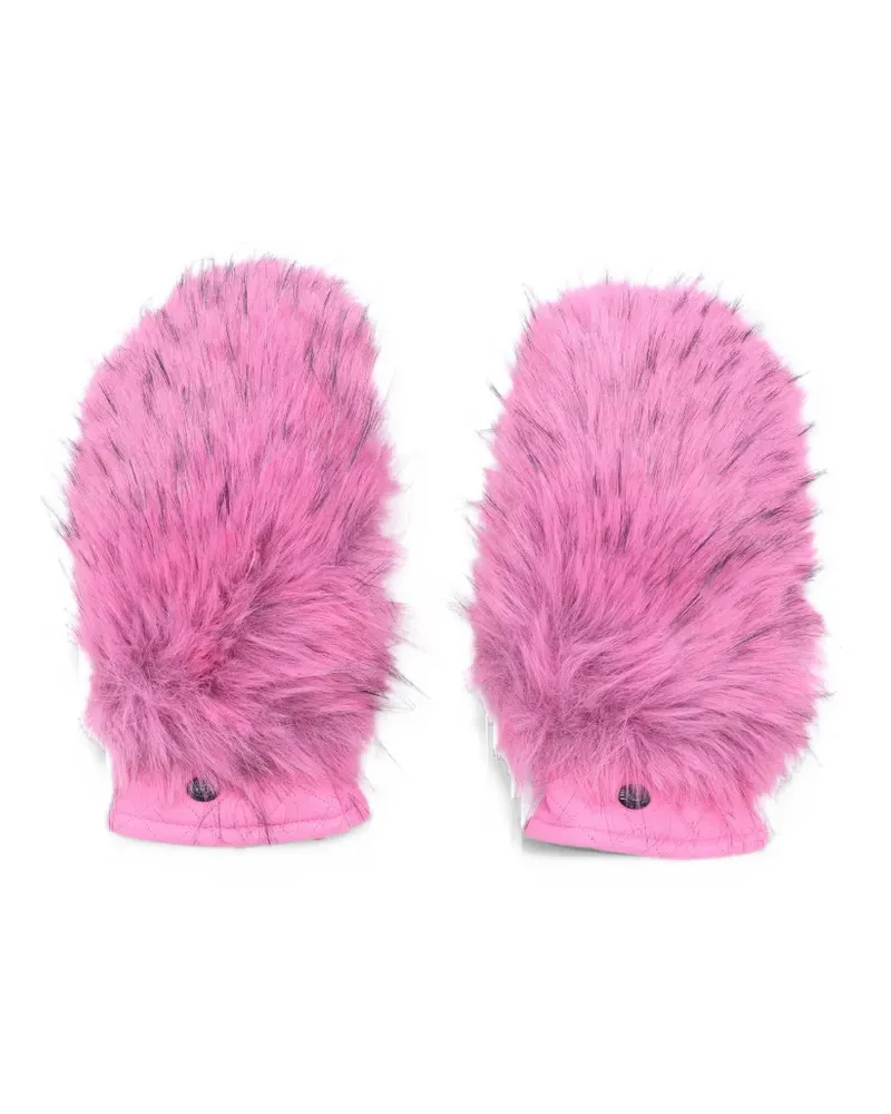GOLDBERGH Fäustlinge aus Faux Fur - Rosa Rosa