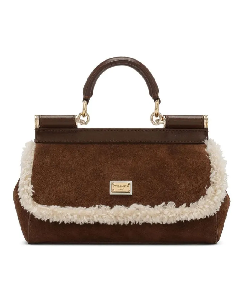 Dolce & Gabbana Sicily Handtasche - Braun Braun