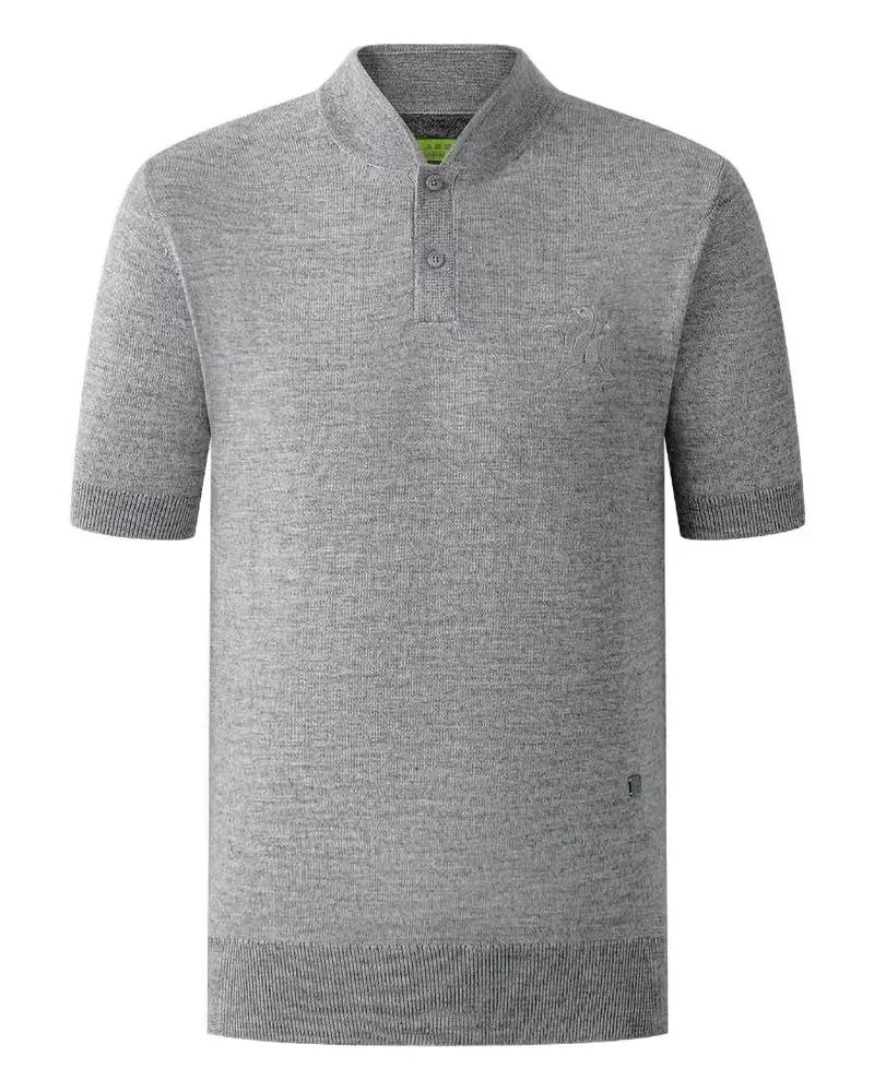 Shanghai Tang Poloshirt mit Pferde-Emblem - Grau Grau