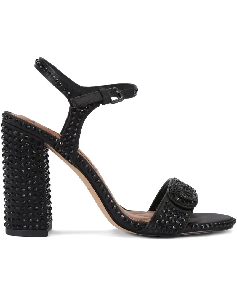 Kurt Geiger Kensington Langley Sandalen mit Kristallen - Schwarz Schwarz