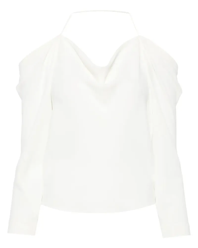 IRO Schulterfreie Poani Bluse mit Drapierung - Weiß Weiß