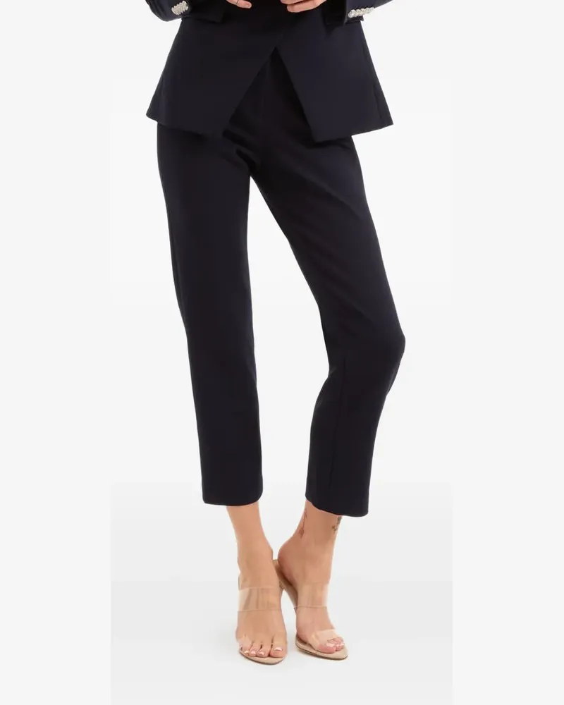 Veronica Beard Hose mit geknöpften Taschen - Blau Blau