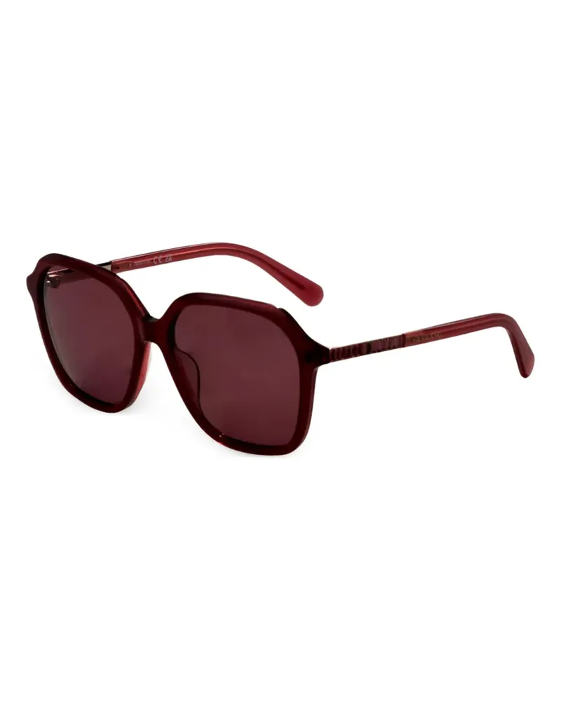 Swarovski Sonnenbrille mit Kristallen - Braun Braun
