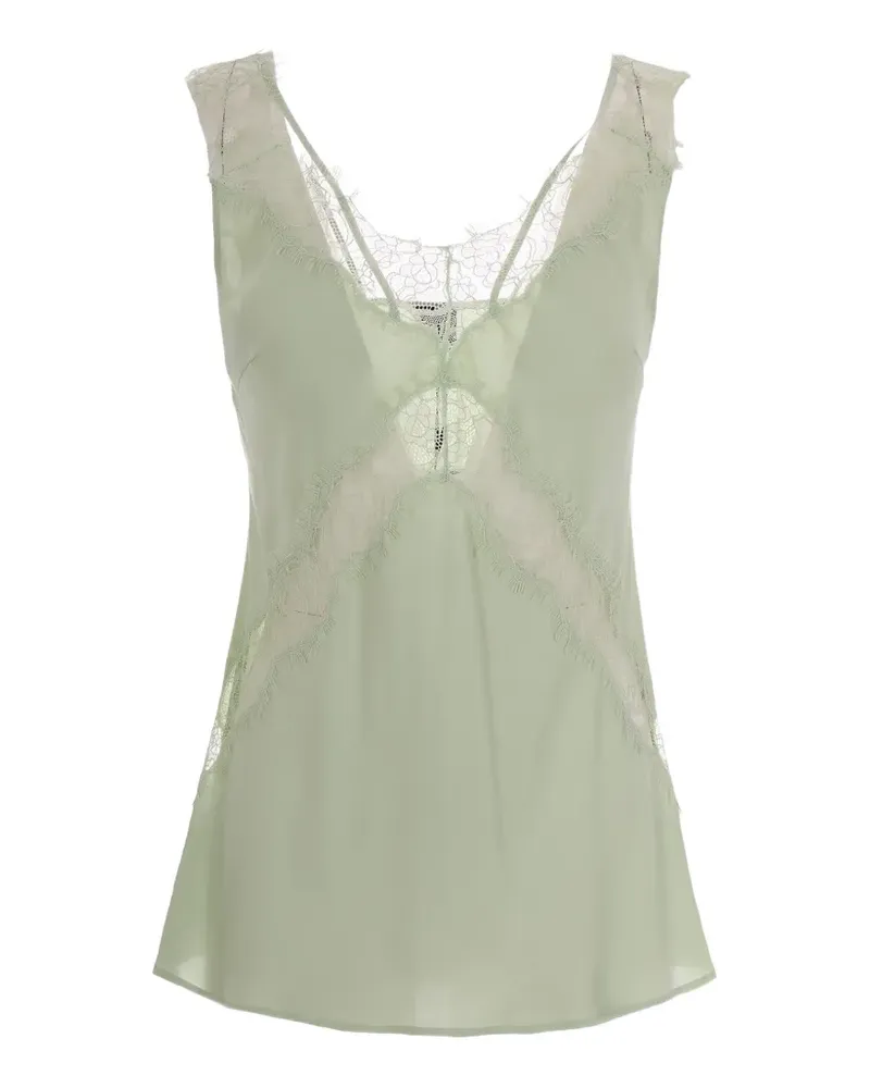 Pinko Oberteil mit Spitze - Grün Grün