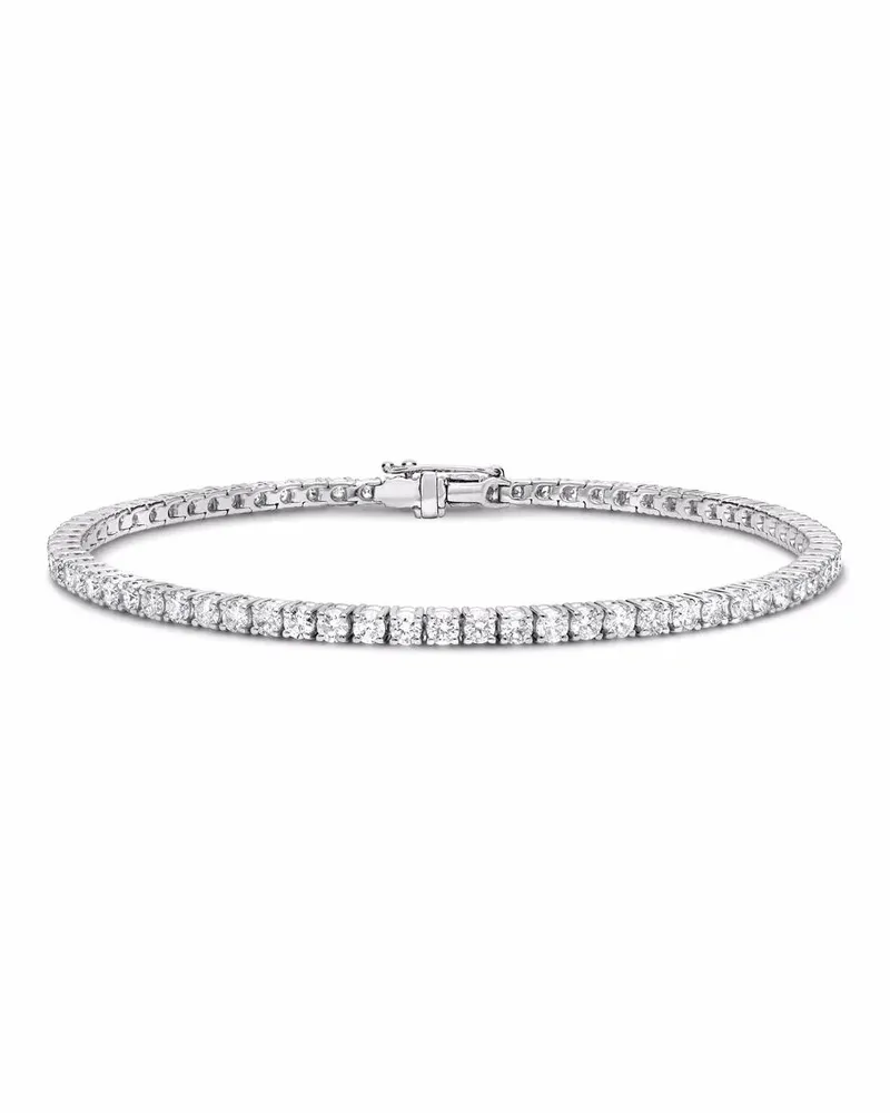Pragnell 18kt Weißgoldarmband mit Diamanten - Silber Silber