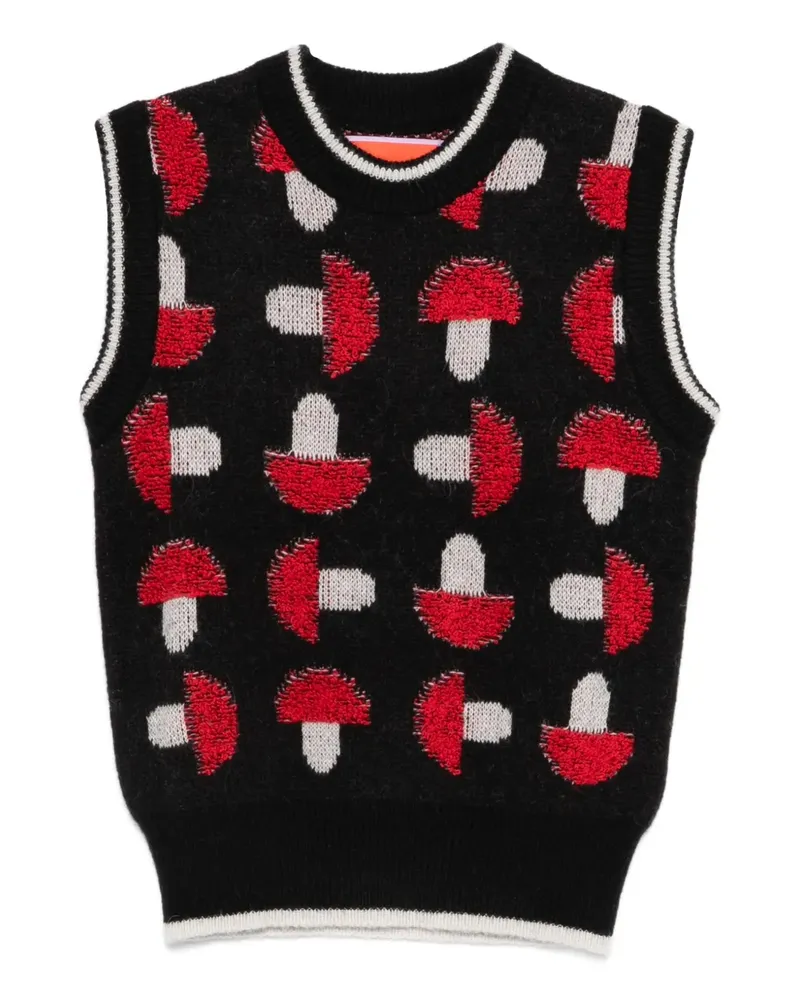 La DoubleJ Fun Guy Weste - Schwarz Schwarz