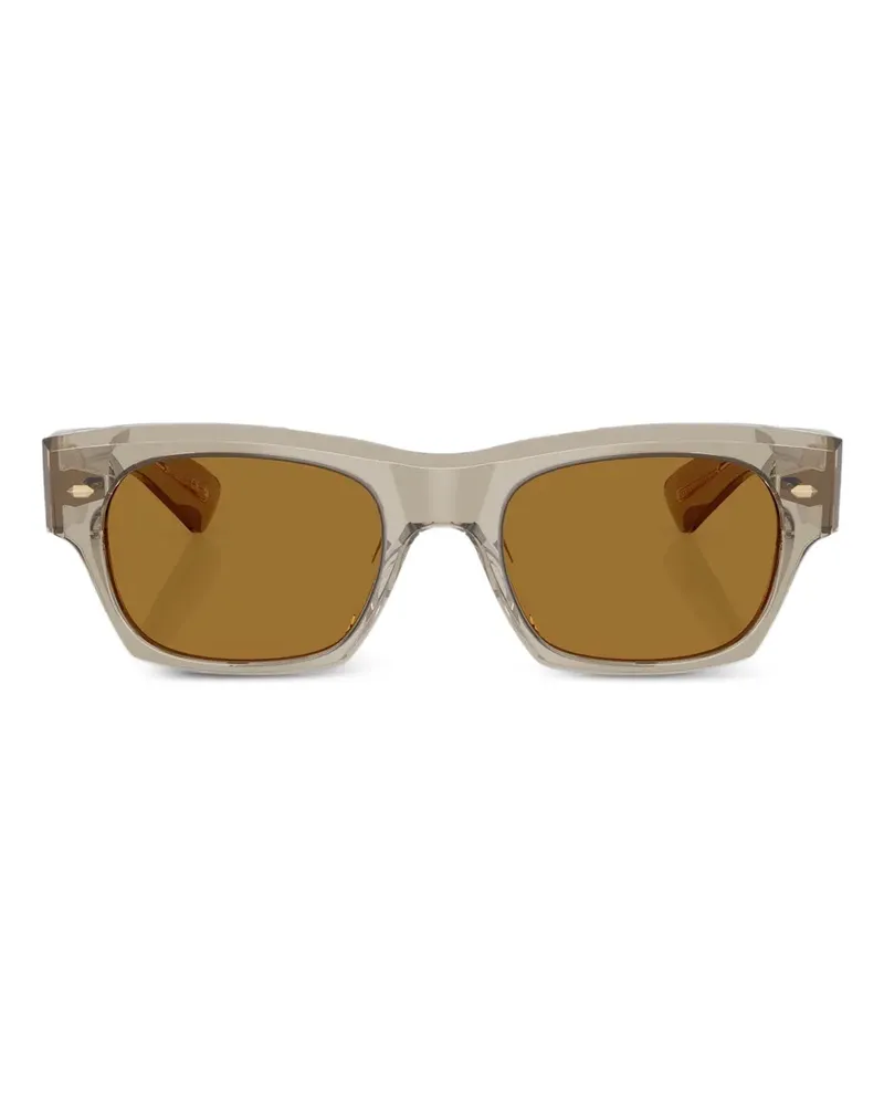 Oliver Peoples Eckige Kasdan Sonnenbrille - Nude Nude
