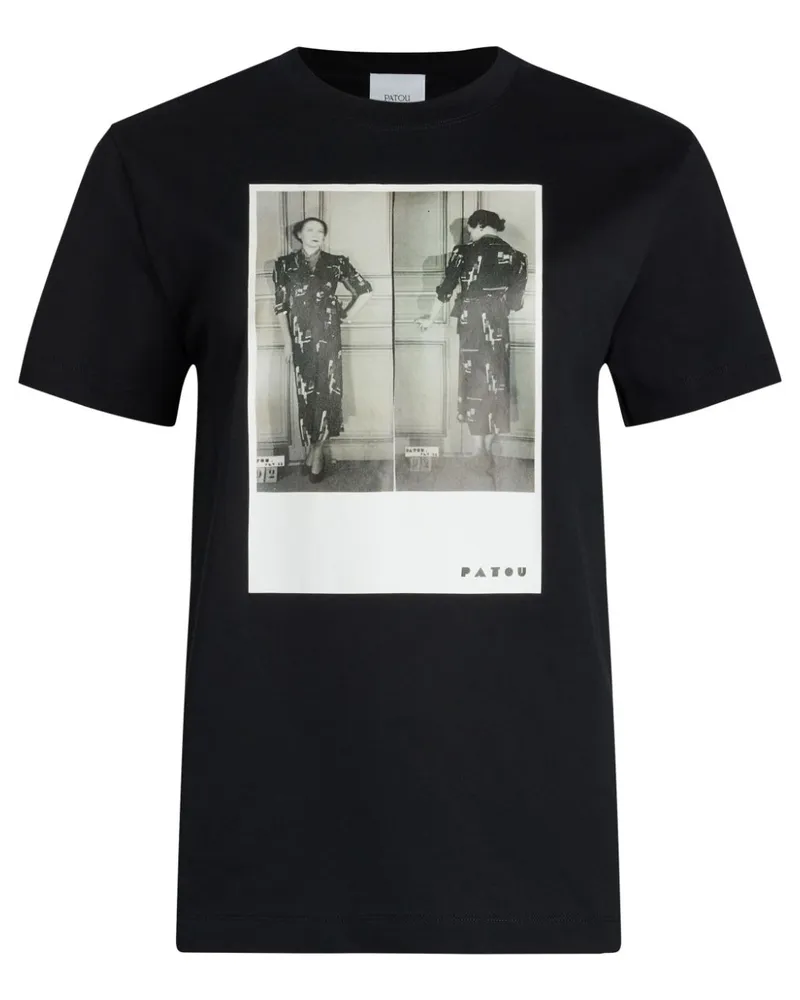 Patou Archive T-Shirt - Schwarz Schwarz