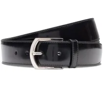 Gürtel mit Glanzoptik - Schwarz