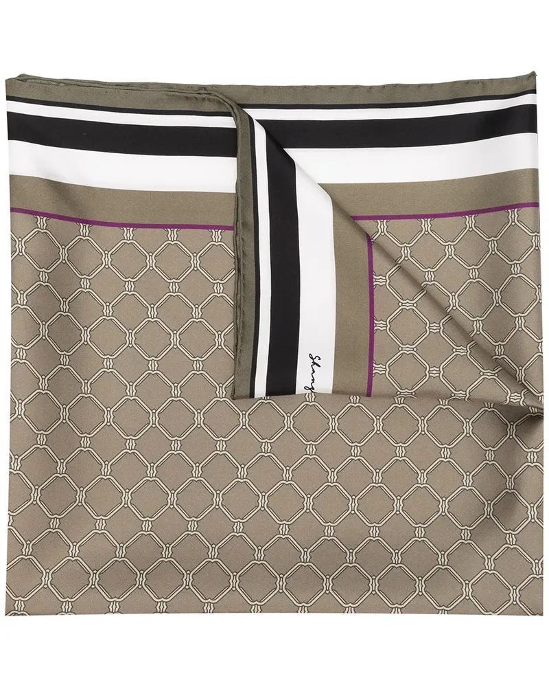 Shanghai Tang Schal mit Print - CAMEL Camel