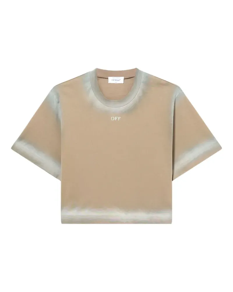 OFF-WHITE Spray Off Stamp T-Shirt - Nude Nude