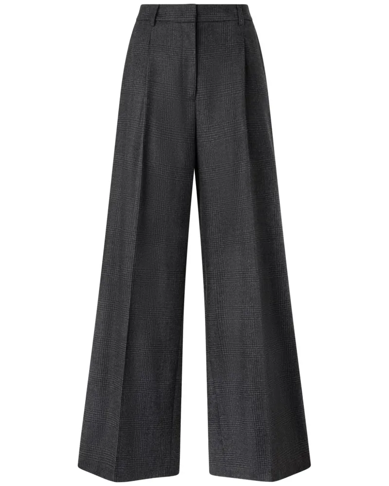 Boglioli Hose mit hohem Bund - Grau Grau