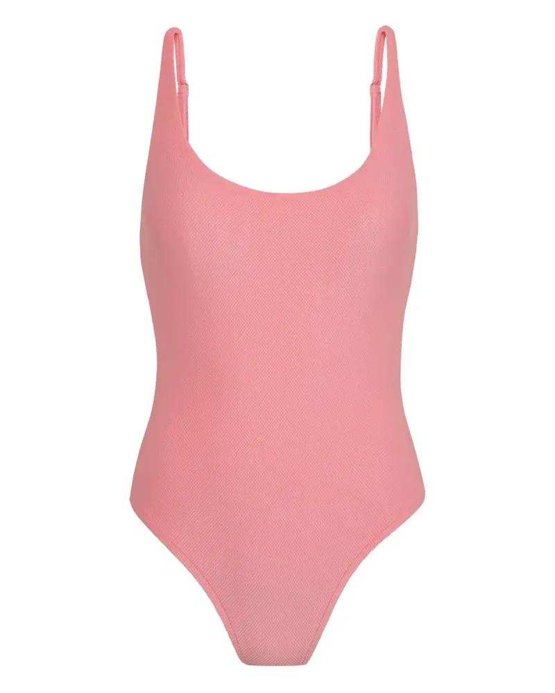 Lenny Niemeyer Gerippter Badeanzug - Rosa Rosa