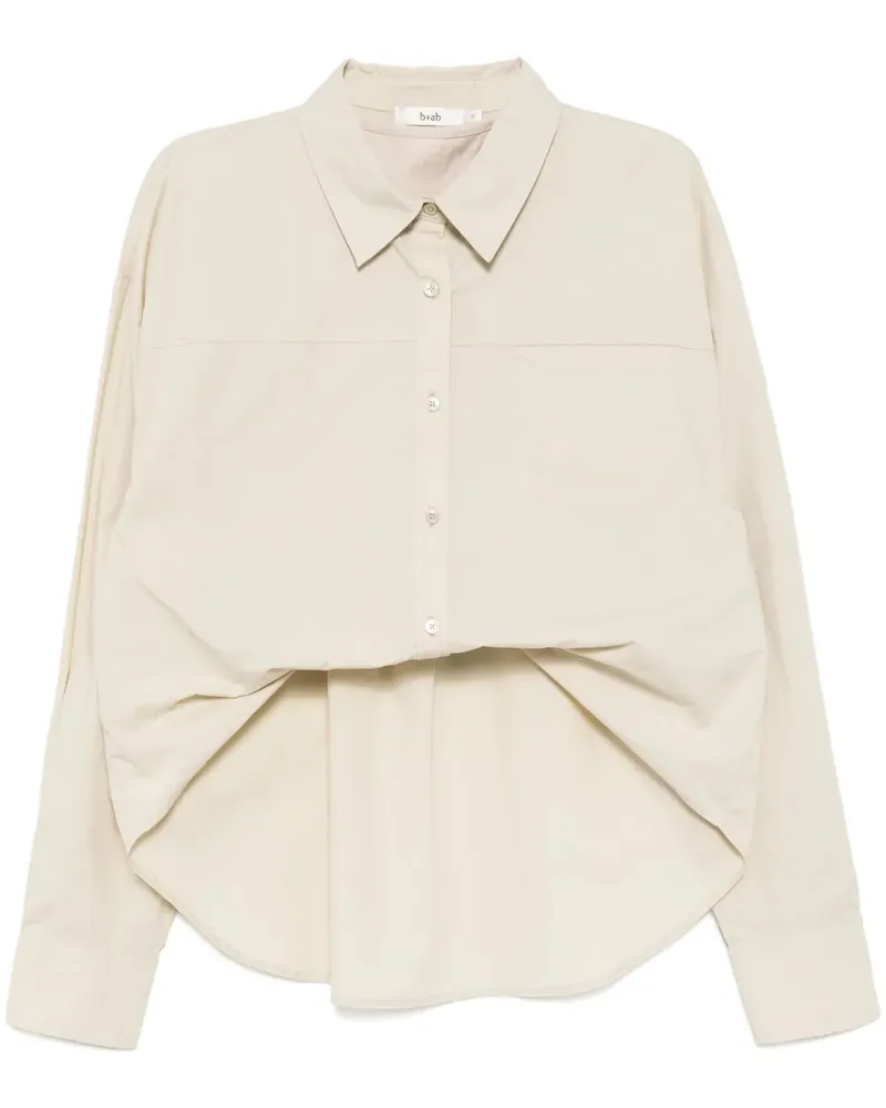 b+ab Asymmetrisches Hemd - Nude Nude