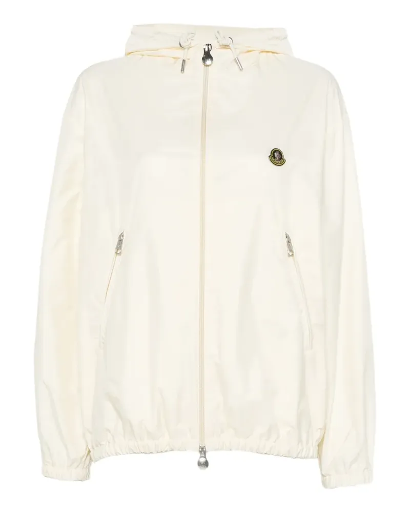 Moncler Windbreaker mit Kapuze - Weiß Weiß