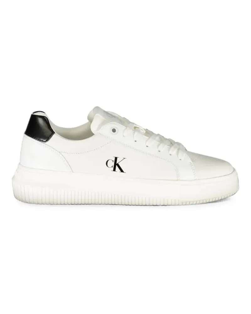 Calvin Klein Sneakers mit Plateausohle - Weiß Weiß